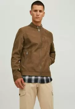 Бутылка в форме синтетического сердца Jack & Jones JJEROCKY CLEAN NOOS, цвет cognac