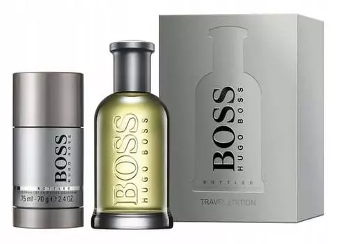 Парфюмерный набор Hugo Boss Bottled Travel Edition, 100 мл + 75 мл