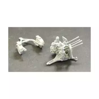 Буксируемый зенитный квадроцикл Vierling с экипажем, WWII Command Decision Miniatures - Germany - Artillery, AA's, AFV's, & AT's (15mm) (Old Glory)