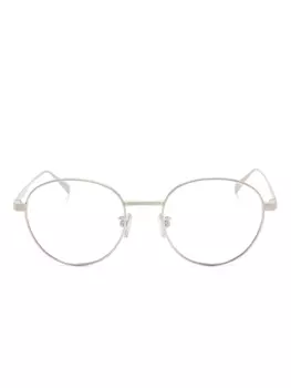 Bvlgari очки в круглой оправе, серый