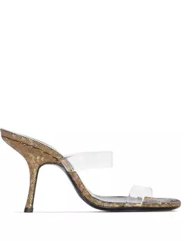 BY FAR босоножки Clara 95, серый