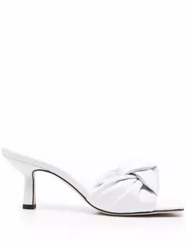 BY FAR босоножки Lami с узлом, белый