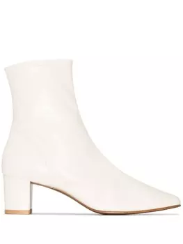 BY FAR ботильоны Sofia 50, белый