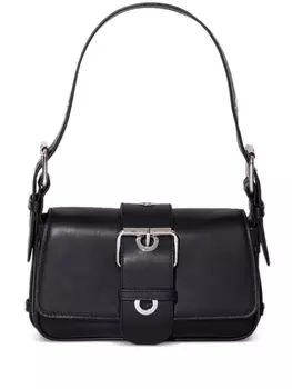 BY FAR кожаная сумка через плечо Eloise, черный
