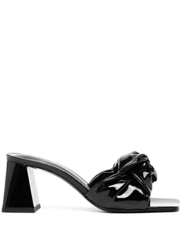 BY FAR мюли Lamar 70 с узлом, черный