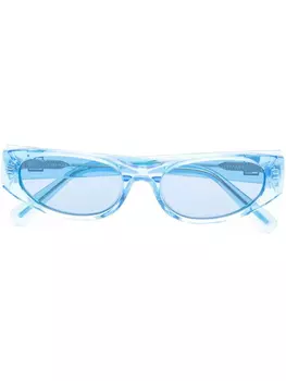 BY FAR солнцезащитные очки Rodeo в прозрачной оправе, синий
