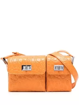 BY FAR сумка на плечо Baby Billy, оранжевый