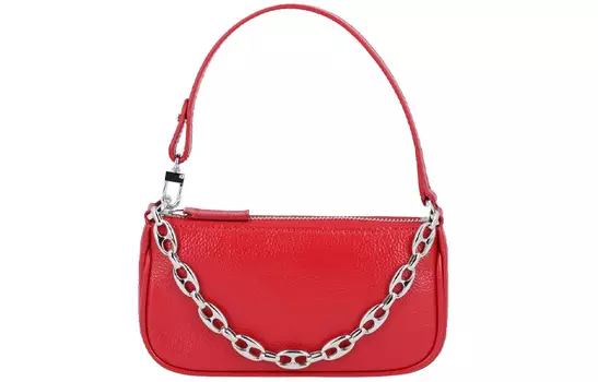 By Far Женская нейлоновая сумка через плечо Rachel, мини, красная