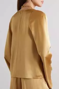 BY MALENE BIRGER атласная блузка Brynnas