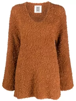 By Malene Birger джемпер с U-образным вырезом из букле, оранжевый