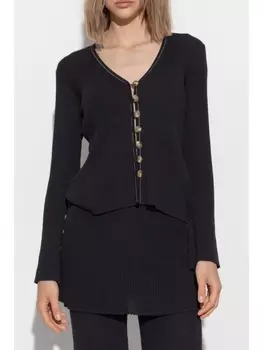 By Malene Birger кардиган Cirella в рубчик, черный