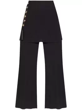 By Malene Birger широкие брюки с юбкой Bolone, черный