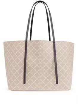 By Malene Birger сумка-шоппер с принтом Abi, коричневый