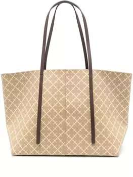 By Malene Birger сумка-тоут Abigail с принтом, нейтральный цвет