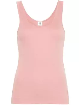 By Malene Birger топ Anisa в рубчик, розовый