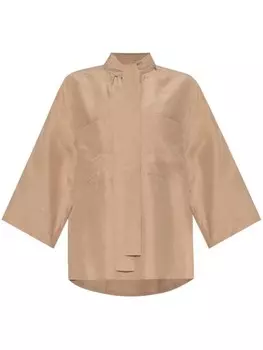 By Malene Birger топ с завязкой на шее Dakote, нейтральный цвет