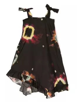 By Walid платье с графичным принтом из коллаборации с Kindred, зеленый