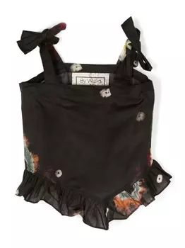 By Walid топ с принтом тай-дай из коллаборации с Kindred, черный