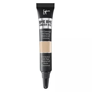 Bye Bye Консилер под глаза с полным покрытием для темных кругов, тонких линий, покраснений и обесцвечивания 13,0 Светлый натуральный, 0,11 жидких унций, It Cosmetics