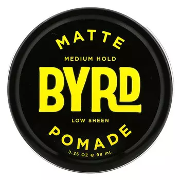 Byrd Hairdo Products, Матовая помада, средняя фиксация, 3,35 унции (99 мл)