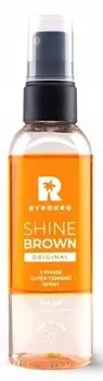 Byrokko Shine Brown 2-Phase Tanning, спрей для глубокого загара, 100 мл