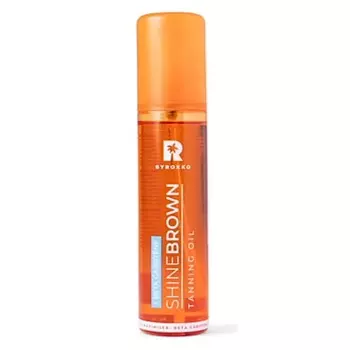 Byrokko, Shine Brown Beta Carotene, масло для загара и сияющей кожи, 150 мл