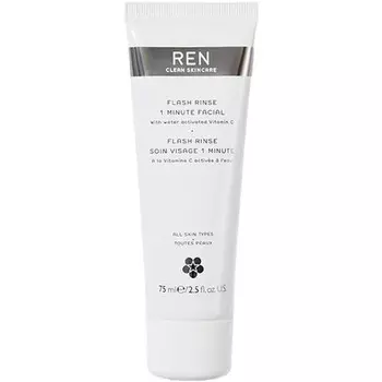 Быстрое ополаскивание для лица Clean Skincare, 1 минута, 75 мл, Ren