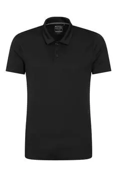 Быстросохнущая дышащая футболка-поло с защитой от ультрафиолета Endurance IsoCool Mountain Warehouse, черный