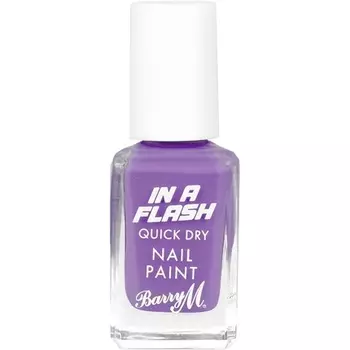 Быстросохнущая краска для ногтей In A Flash Patient Purple, Barry M