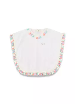 Быстросохнущее белое пляжное платье-парео из вуали для девочек Lally Things