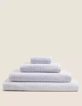 Быстросохнущее полотенце из чистого хлопка Marks & Spencer, белый