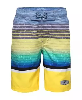 Быстросохнущие плавки-шорты на шнурке для больших мальчиков с сетчатой подкладкой UPF50+ XS-XXL Rokka&Rolla, желтый