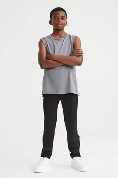 Быстросохнущие тренировочные штаны H&M, черный