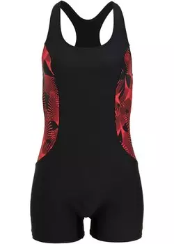 Быстросохнущий купальник с ножками Bpc Bonprix Collection, черный