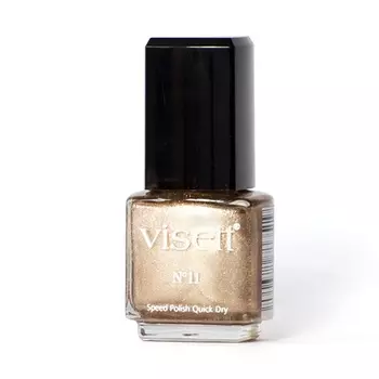Быстросохнущий лак для ногтей № 12 Розовое золото 12 мл, Visett