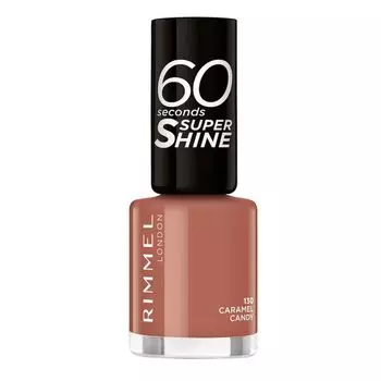 Быстросохнущий лак для ногтей 130 карамельный конфетный, 8 мл Rimmel 60 seconds super shine, цвет 130