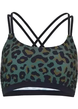 Быстросохнущий верх бикини Rainbow, зеленый