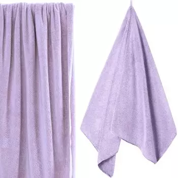 БЫСТРОСЫХАЮЩЕЕ СПОРТИВНОЕ БАННОЕ ПОЛОТЕНЦЕ ИЗ МИКРОФИБРЫ С РУЧКОЙ 80 x 180 см SIiN, фиолетовый