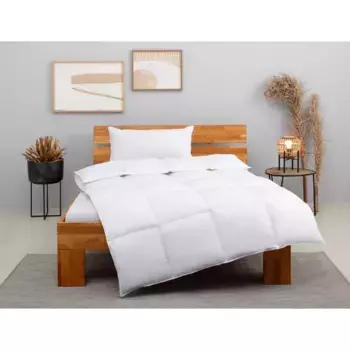 Бытовое одеяло из синтепона + подушка «Тейлор», (экономный набор) Home Affaire, белый