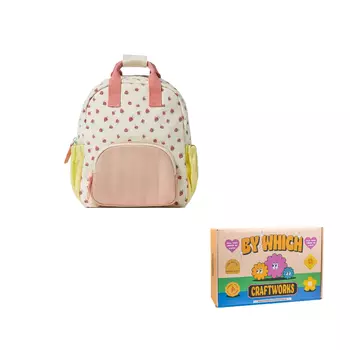 Bywhich Какие женские рюкзаки, Белый/Розовый