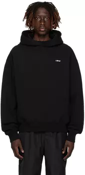 C2H4 Черный худи с принтом