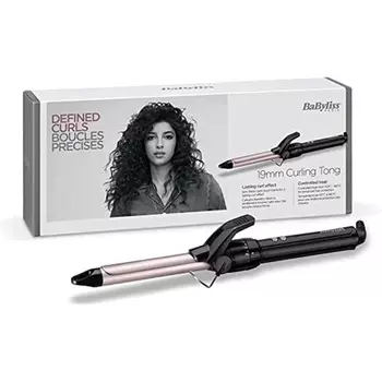 C319E Pro180 щипцы для завивки 19 мм, черные и розовые, Babyliss