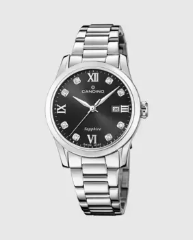 C4738/4 Lady Elegance женские часы из серебряной стали Candino, серебряный