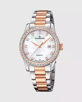 C4741/1 Lady Elegance женские часы из серебряной стали Candino, серебряный