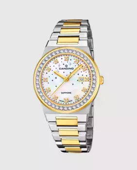 C4750/1 Lady Elegance разноцветные женские часы из стали Candino, мультиколор