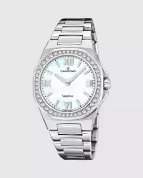 C4753/1 Lady Elegance женские часы из серебряной стали Candino, серебряный
