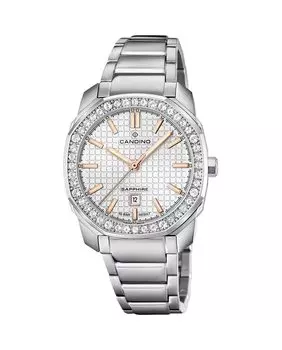 C4756/1 Lady Elegance женские часы из серебряной стали Candino, серебро