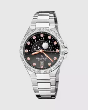 C4760/4 Lady Elegance женские часы из серебряной стали Candino, серебряный