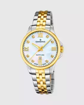 C4767/1 Lady Elegance разноцветные женские часы из стали Candino, мультиколор