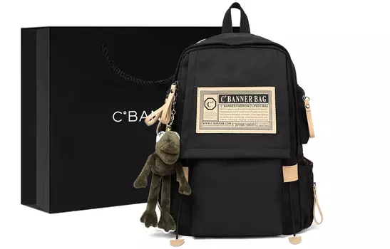 C°BANNER Тканевый рюкзак-туба унисекс красный/черный